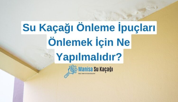 su-kacagi-onleme-ipucu