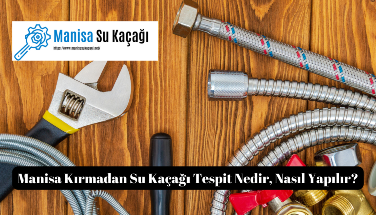 Manisa Kırmadan Su Kaçağı Tespit